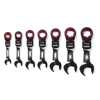 Utoku Precision 120-Tooth Anti-Slip Ratchet Short Oscillation Wrench (Utoku 精密120齒防滑牙棘輪 短搖頭梅開扳手)