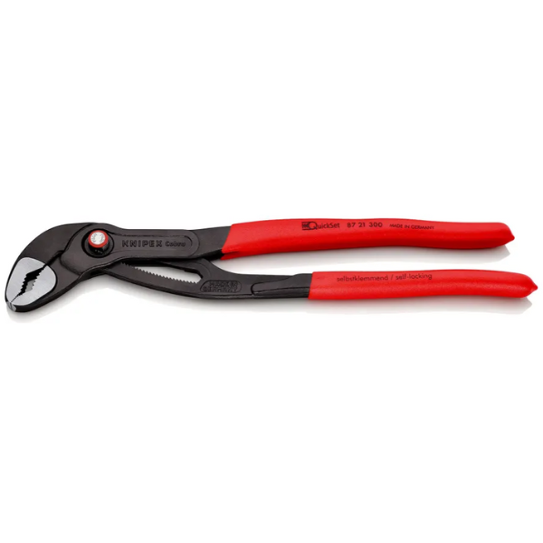 德國製 Knipex 多功能眼鏡蛇 水管鉗 水道鉗 快速調節按鈕 8701 300