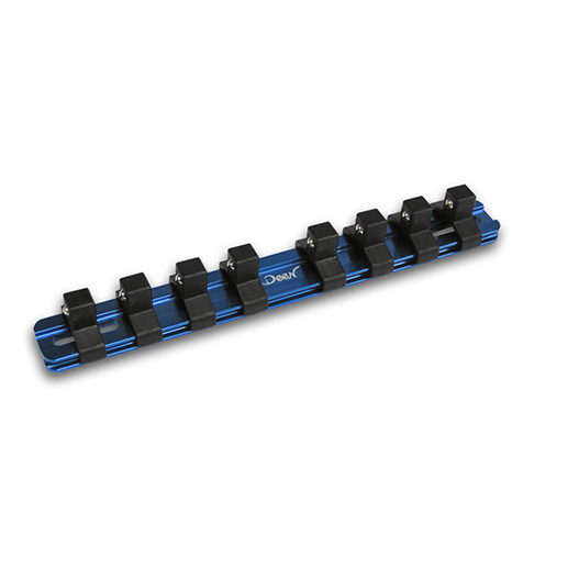 DEEN 3/8″ Square Drive Aluminum Socket Rail Holder/三分 鋁製套筒座支架 收納套筒 330mm 13顆 DNHB3-33013B