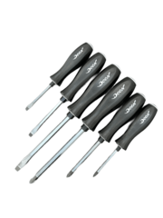 DEEN Black Edition Through Screwdriver Set/衝擊黑色螺絲起子套組套6pcs　DND06/PGBKSET