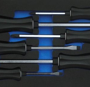 DEEN Impact Black Screwdriver Set — 6 pcs (DND06PGBKSET)